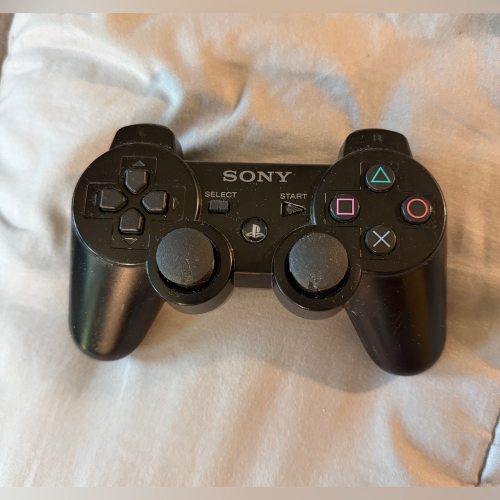 Sony PlayStation 3 PS3 Black Controller DualShock 3 OEM Wireless CECHZC2U -Parts
